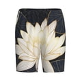 thumbnail image 6 of Daiia Golden Lotus Mens Woven Stretch Pajama Short,Short Pajama Pants-X-Large, 6 of 7