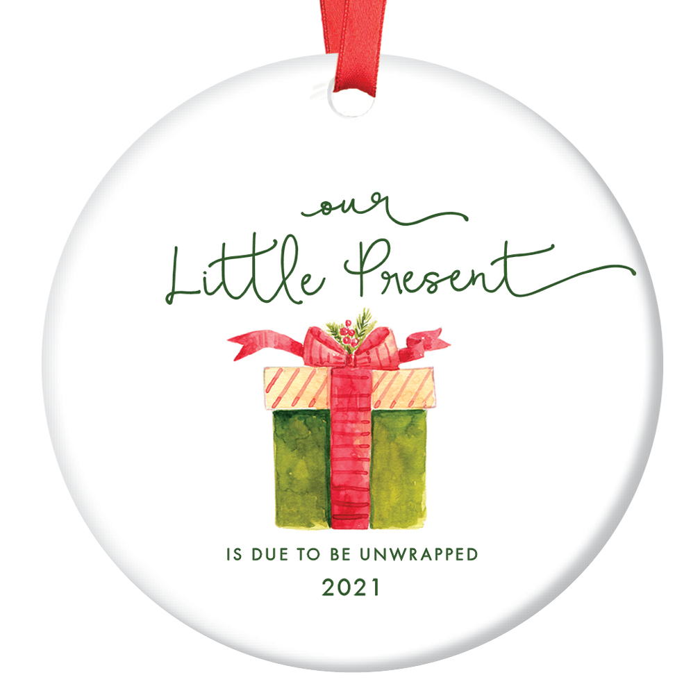 pregnancy announcement ornament