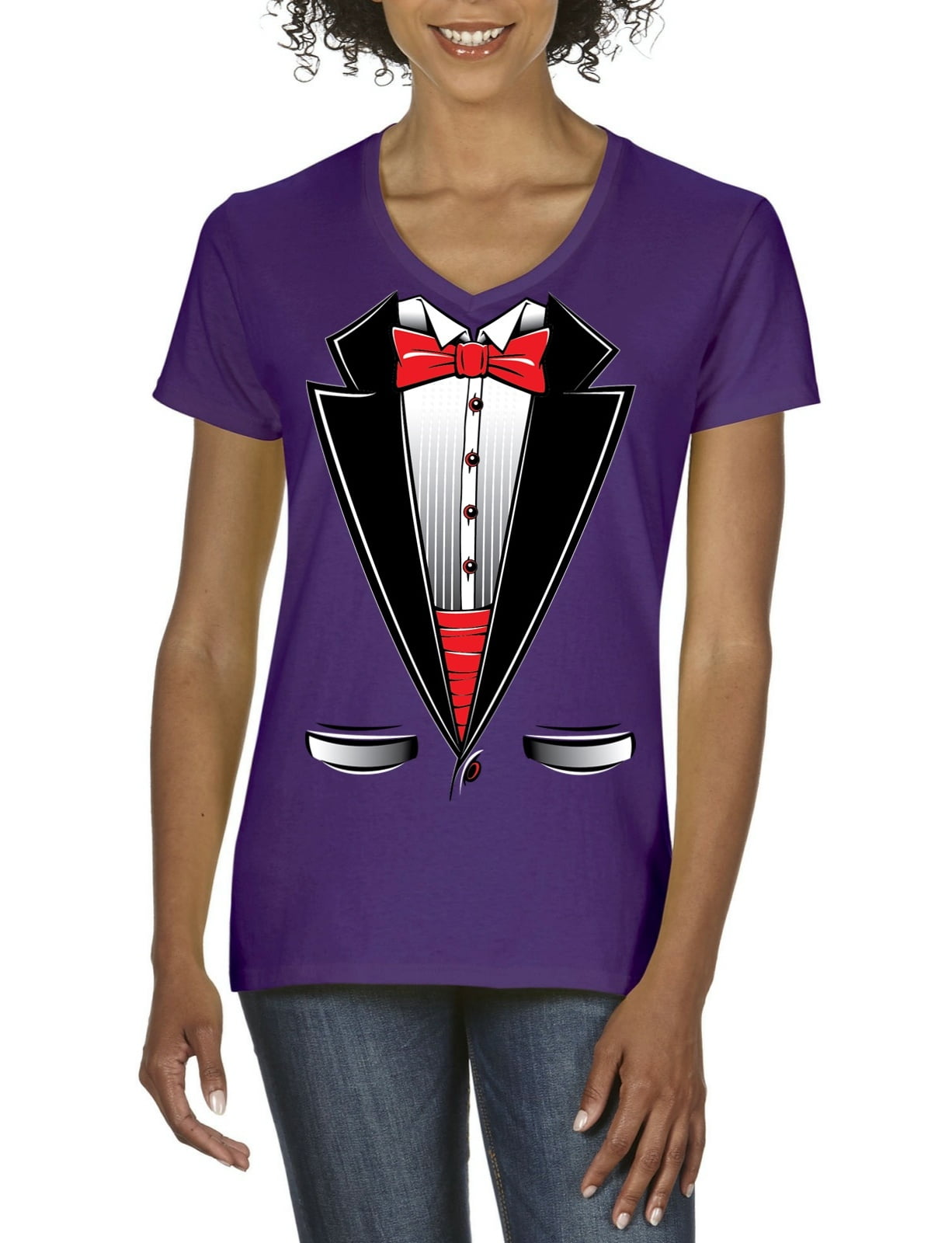 Women's T-Shirt V-Neck Short Sleeve, up 