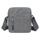 thumbnail image 2 of Bolsa de pecho | Bolsa deportiva cruzada de nailon con múltiples bolsillos | Correa ajustable para correr y uso diario | Gris, negro, morado y azul, 2 of 6