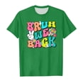 thumbnail image 3 of WEAIXIMIUNG T-Shirts à Manches Longues pour Filles, Imprimé Graphique, Col Rond, Manches Courtes, Été, Décontracté, 3 of 4