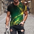 thumbnail image 2 of Mens Short Sleeve T-Shirt Vintage Designer Printed Shirts Summer Round Neck Casual Tee Tops Retro Style Men's Short Sleeve Top, 2 of 5