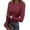 Red #044, variant on 2026 Long Sleeve Leopard Shirts for Women Crew Neck Tops for Everyday Wear, L