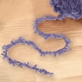 thumbnail image 4 of 33yds Hilo Esponjoso, 2 Madejas de Hilo Difuso, Hilo de Piel Sintética para Crochet Suave y Peludo, Pestañas para Tejer, Púrpura, 4 of 6