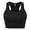 BLACK, variant on FashionMille Women Sleeveless Rib Racerback Workout Sports Crop Tank Top