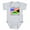 Heather Gray, variant on CafePress - Jamaican American Flag Body Suit - Cute Infant Bodysuit Baby Romper - Size Newborn - 24 Months