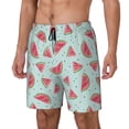 thumbnail image 2 of Daiia Watermelon Mens Swim Trunks Swim Shorts Quick Dry Swim Shorts with Mesh Lining Pockets-Large, 2 of 9