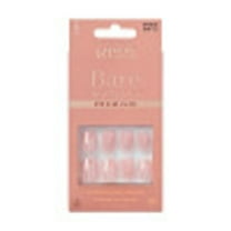 KISS Bare but Better Premium Press on Nails, Intro, Pink, Short Squoval, 30 Count