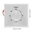 thumbnail image 6 of WEUVEB Programmable Timer Switch, Energy-Saving Countdown Timer for Home Use, White, Easy to Install and, 6 of 8