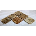thumbnail image 2 of eSplanade Wooden Tea Coffee Coasters/Wood Coaster Set (Set of 6), 2 of 4