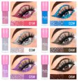 thumbnail image 5 of Glitter Colorful Liquid Eyeliner Long Lasting Waterproof Non-smudge for Holiday Parties Makeup Tools Cosmetics, Flash #2, 5 of 5