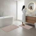 thumbnail image 6 of Somerset Home 2-Piece Memory Foam Striped Bath Mat Set, 6 of 7