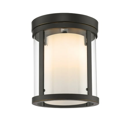 

Z-Lite 426F Willow 3 Light 9 Wide Flush Mount Ceiling Fixture - Bronze