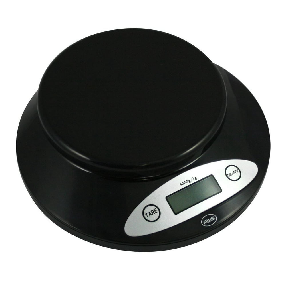 American Weigh Scales 5KBOWLBK Digital Kitchen Scale Black Walmart
