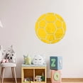 thumbnail image 6 of Acrylic Wall Sticker Gaming Room Decor Boys Bedroom Decal Removable Football Sports Themed Bedroom Decor Teen DIY Wall Art Gold, 6 of 6