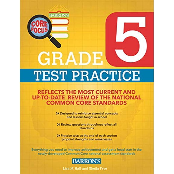 Pre-Owned Core Focus Grade 5: Test Practice for Common Core (Paperback) 1438005954 9781438005959