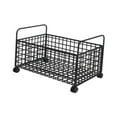 thumbnail image 2 of Carrito de archivos con ruedas, contenedor de almacenamiento debajo del escritorio, caja de almacenamiento móvil para revistas de oficina M, 2 of 9