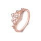 thumbnail image 4 of Anillos para mujer, regalos para mujer, anillo desmontable para mujer con incrustaciones de circonita, anillos de dedo dos en uno., 4 of 5