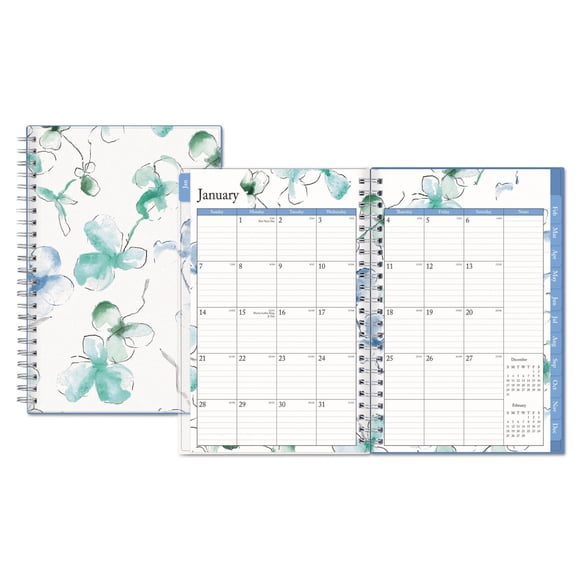 Blue Sky Lindley Weekly/Monthly Wirebound Planner ,PLANNER,WK/MO,LNDY,5X8