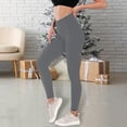 thumbnail image 4 of Joernso Women Leggings High Waist Slim Fit Velvet Lining Thickened Pants Hip Lift Yoga Fitness Bottoming Pants, 4 of 8
