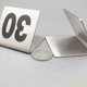 thumbnail image 5 of 25 Stainless Steel Table Numbers with Stable Base for Events and Venues, 5 of 5