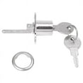 thumbnail image 4 of 4X Verrou de Piston en Métal Ton Argent pour Tête de Cylindre 19mm avec 2 Clés, 4 of 5