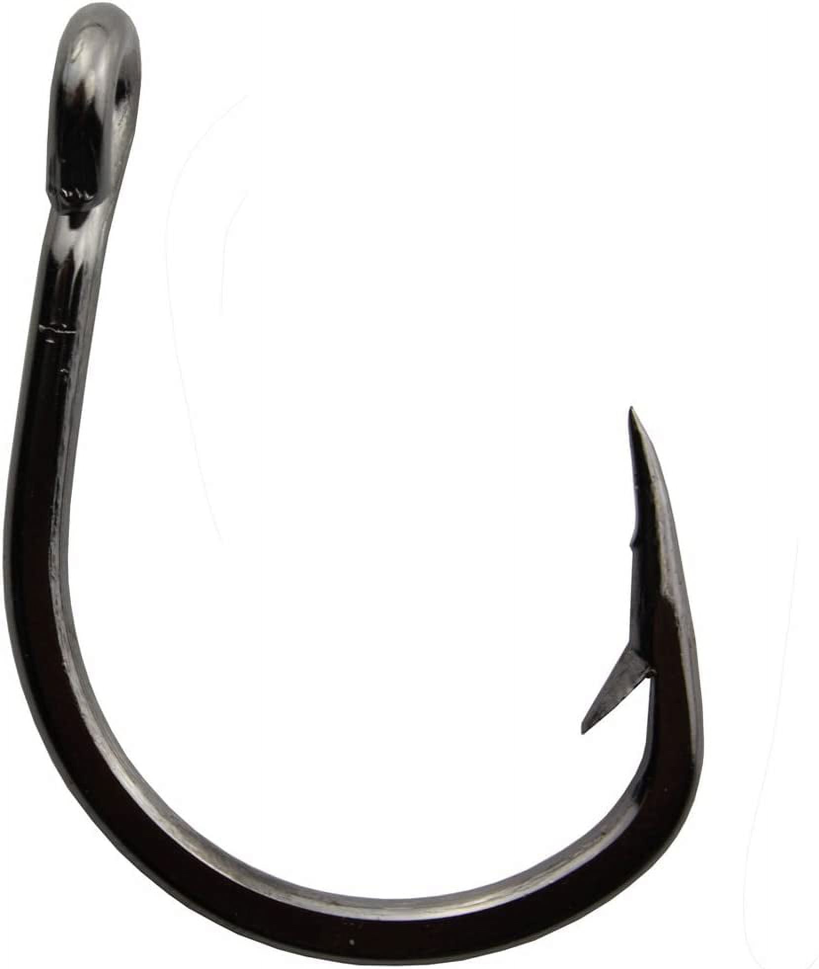 Saltwater Live Bait Fishing Hook 50pcs Sharped Stainless Steel 2X Strong Fishing Hook for Saltwater Fishing (5/0)