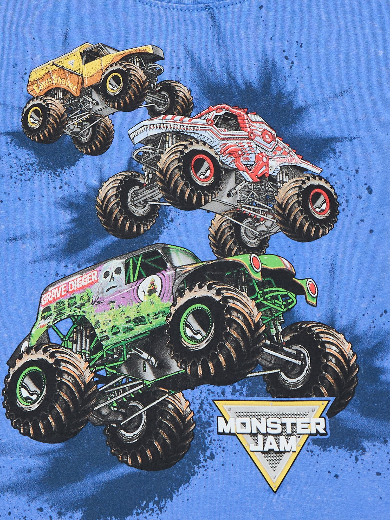 Monster Jam Toddler Graphic Crewneck Tee with Short Sleeves, Sizes 12M-5T