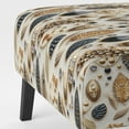 thumbnail image 5 of Designart "Soft Colors Botanicals Pattern" Upholstered Bohemian & Eclectic Accent Chair and Boho Arm Chair - Multiple Color & Pattern, 5 of 7