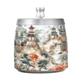thumbnail image 7 of Yayeee Ashtray with Lid for Cigarette Smokeless Stainless Steel Home Ash Holder, Mountain Pattern, 7 of 7