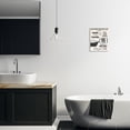 thumbnail image 2 of Stupell Industries Rustic Bathroom Rules Sign Wash Hands Typography Wood Wall Art, 10 x 15, Design by Kim Allen, 2 of 5