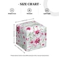 thumbnail image 4 of Kdxio Lilies Flowers Print Tissue Box Cover,Square Decorative PU Leather Facial Paper Case Organizer Holder Dispenser for Bathroom,Night Stands,Desk,Car 5.2''X5.2''X5.2'', 4 of 8