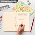 thumbnail image 4 of FORMRS 1-Subject Spiral Notebook 8" x 5" College Ruled 60 Refillable Sheet A5 Hard Cover, 2 Pack, Colorful Flower, 4 of 7