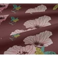 thumbnail image 6 of oneOone Viscose Jersey Red Fabric Leaves & Floral Quilting Supplies Print Sewing Fabric By The Yard 60 Inch Wide, 6 of 7