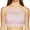 Pink, variant on Women Backless Lace Bra Vest Crochet Tank Camisole Padded Bra Crop Top Lingerie Spaghetti Strap Cami Bra
