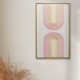 thumbnail image 6 of ArtbyHannah 12x20 inch Turted Pink and Yellow Abstract Canvas Wall Art Framed Textured Wall Art Decor for Living Room, Office and Home, 6 of 10