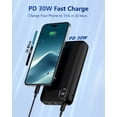thumbnail image 3 of Banco de energía Enerwow 50000mAh PD 30W QC4.0 4 salidas, 3 of 9