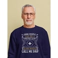 thumbnail image 2 of A Physician Dad Sweatshirt Men -Image by Shutterstock, Male Medium, 2 of 4