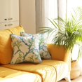 thumbnail image 2 of Marine Blue Coral Square Throw Pillow Cover (Set of 2), 2 of 7