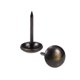 thumbnail image 4 of Uxcell 0.37''x0.67'' Clavos de tapicería, tachuelas redondas, chinchetas de hierro negro, 50 piezas, 4 of 5