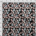 thumbnail image 3 of oneOone Cotton Poplin Black Fabric Flower Watercolor Sewing Craft Projects Fabric Prints By Yard 42 Inch Wide, 3 of 4