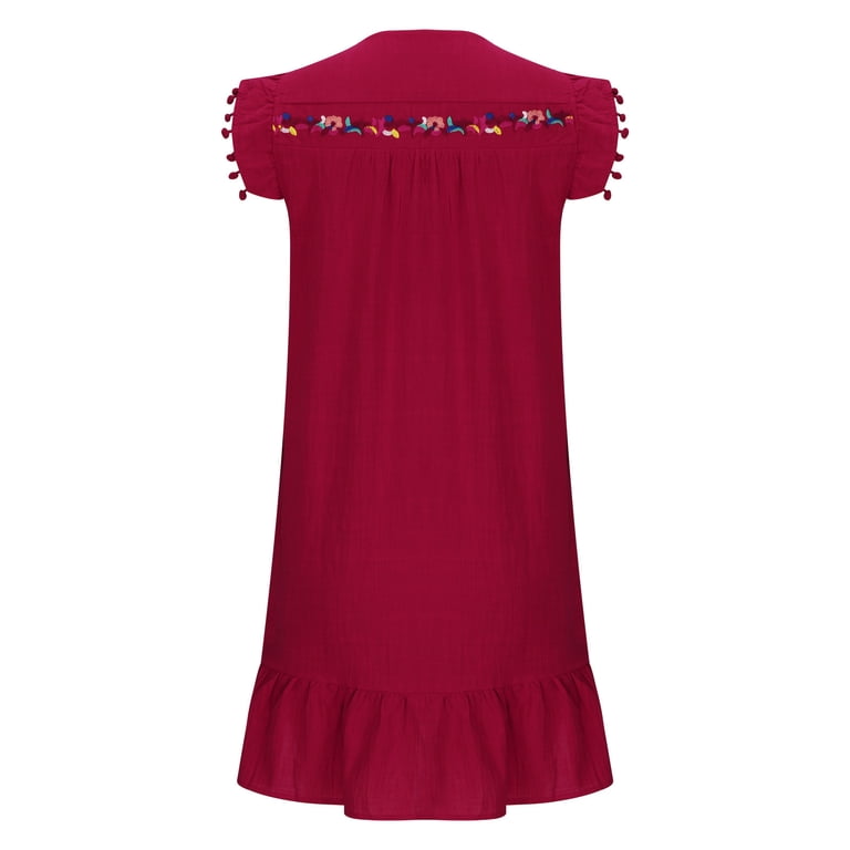black fitted mini dress Atrium Embroidered Shift Dress – Gorman main image 0