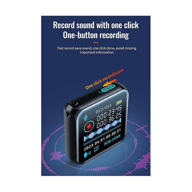 Mp3 Reproductor con pantalla a color, grabadora de voz y sonido portátil, libro electrónico, radio FM, despertador, módulo Mp3, reproductor de música de 64 g