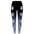 thumbnail image 4 of MKLEKYY Leggings de yoga para mujer, leggings para entrenamiento, leggings con estampado navideño, pantalones con bloques de color, leggings suaves y elásticos. 466, 4 of 4