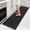 Black, variant on Kitchen Mat Cushioned Anti Fatigue Floor Mat,17.3"x28", Thick Non Slip Waterproof Kitchen Rugs and Mats,Heavy Duty Foam Standing Mat for Kitchen,Floor,Home,Desk,Brown