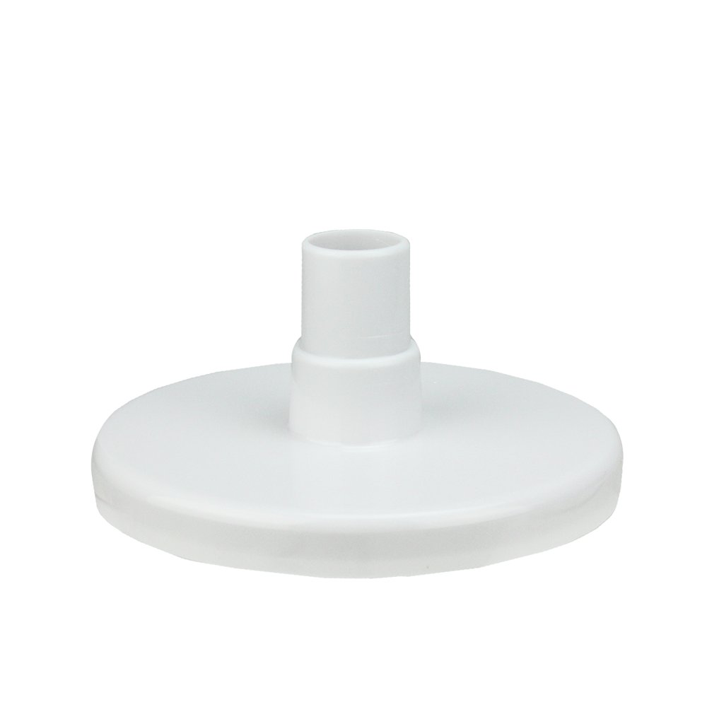 Northlight Round Classic Swimming Pool Vacuum Plate 6.25" White