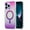 03#-Gradient Purple, variant on Dteck Glitter Magnetic for iPhone 14 Case, Compatible with MagSafe, Shockproof Sparkly Cute Women Girl Protective Cover Case for iPhone 14,02#-Rainbow