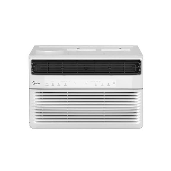 Open Box Midea Smart 8,000 BTU 350 sq. ft. Window Air Conditioner, 3-in1 Comfort: Cooling, Dehumidification, & fan modes, Intelligent - MAW08S1JWT-B