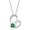 05. May, variant on Heart Cross Birthstone Necklace for Women Baptism Gift First Communion Gift Easter Birthday Gift Christmas Gift