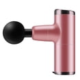 thumbnail image 1 of Mini dispositivo de masaje Mano de mano recargable Cuerpo de músculo eléctrico Relajación Ajustable 4 cabezas Massager de tejido profundo Home Pink tholdsy CE009720-06B, 1 of 6